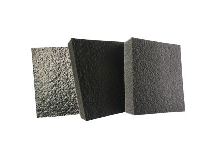 Coated flat mute foam